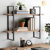Luxury Two Tier Wall Display Shelves