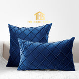 Modern Pleated Velvet Cushions - 01