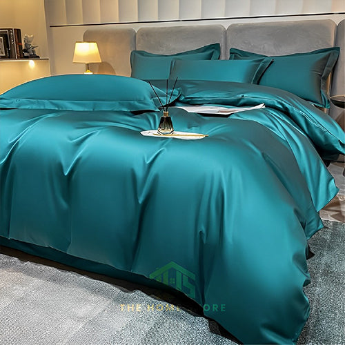 Modern Plain Satin Duvet Set - 02 – The home store