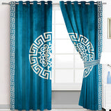 Luxury Splendid Velvet Embroidered Curtains - 11