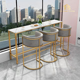 Luxury Modern Bar Chairs With Table