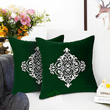 Luxurious Pair Of Velvet Embroidered Cushions - 19