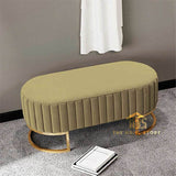 Luxury Two Seater Wooden Stool - 07