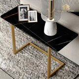Sintered Stone Home End Side Table- 37
