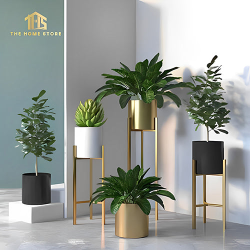Modern Nordic Living Room Plant Stand
