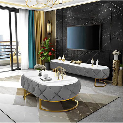 Elegant Styled Center Table & Tv Combination Set