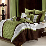 Modern Embellish Pleats Duvet Set - 08