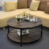 Luxury Two Layer Round Center Table