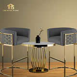 Luxury Modern Honeycomb Table & Chairs