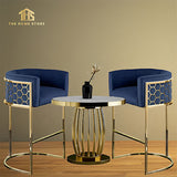Luxury Modern Honeycomb Table & Chairs