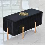 Luxury Two Seater Embroidered Stool - 05