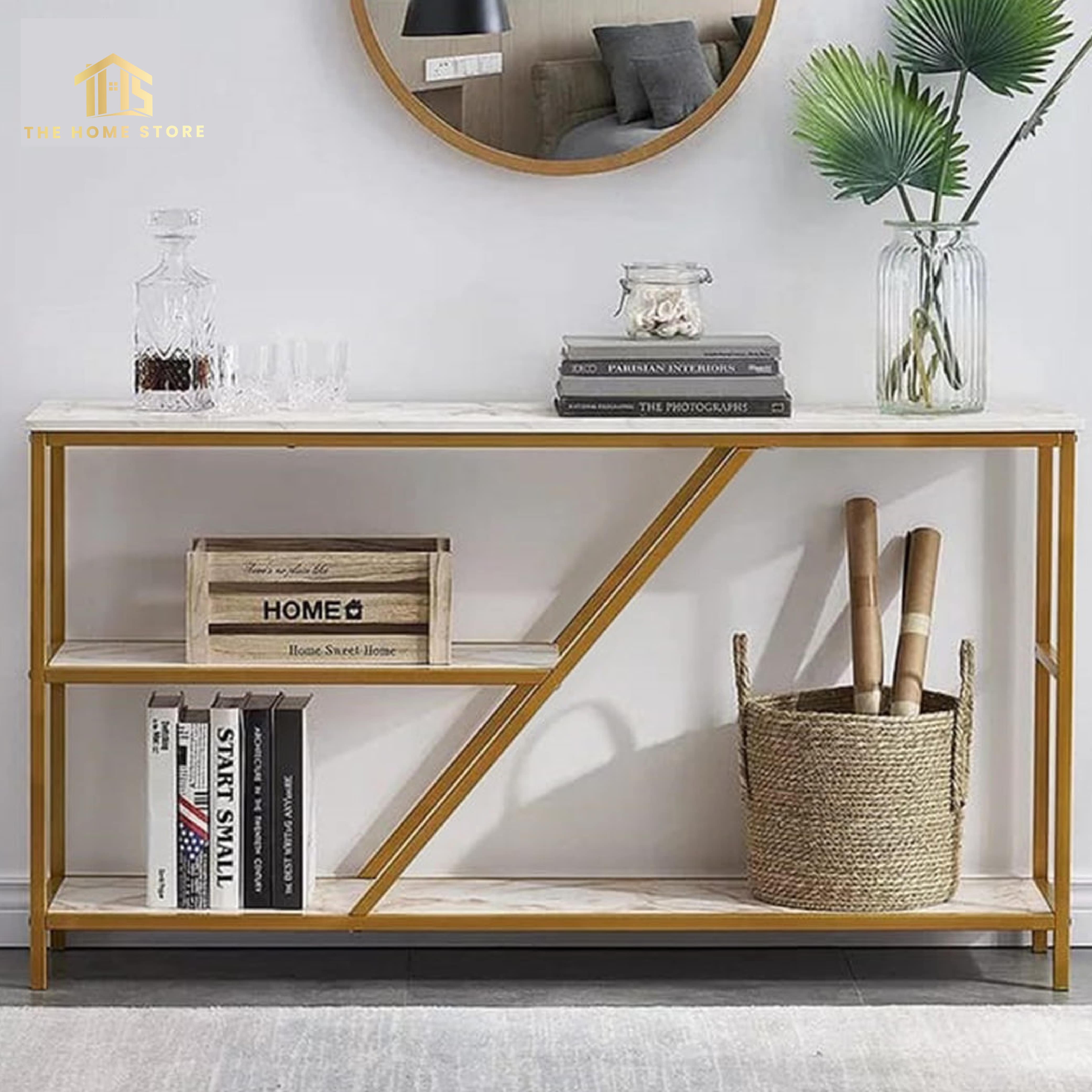 Modern Three Tier Console Table