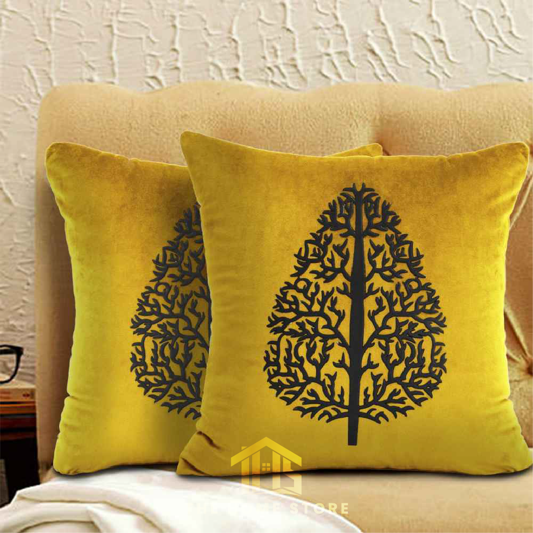 Luxury Velvet Embroidered Cushions - 06